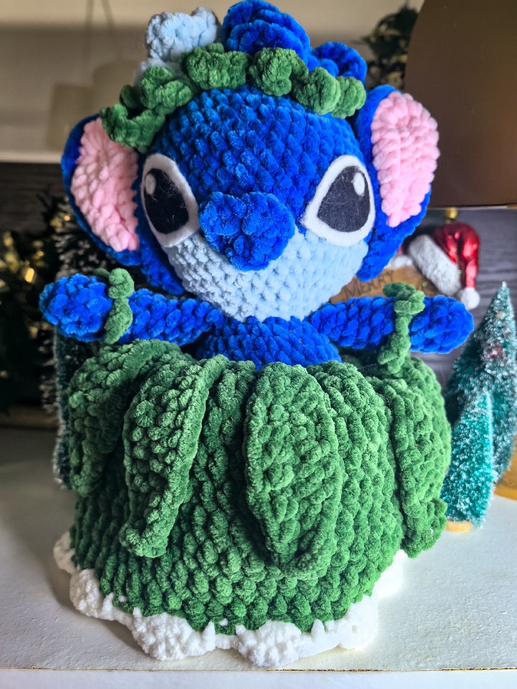 đ Stitch Transformable en Bouquet de Fleurs au Crochet