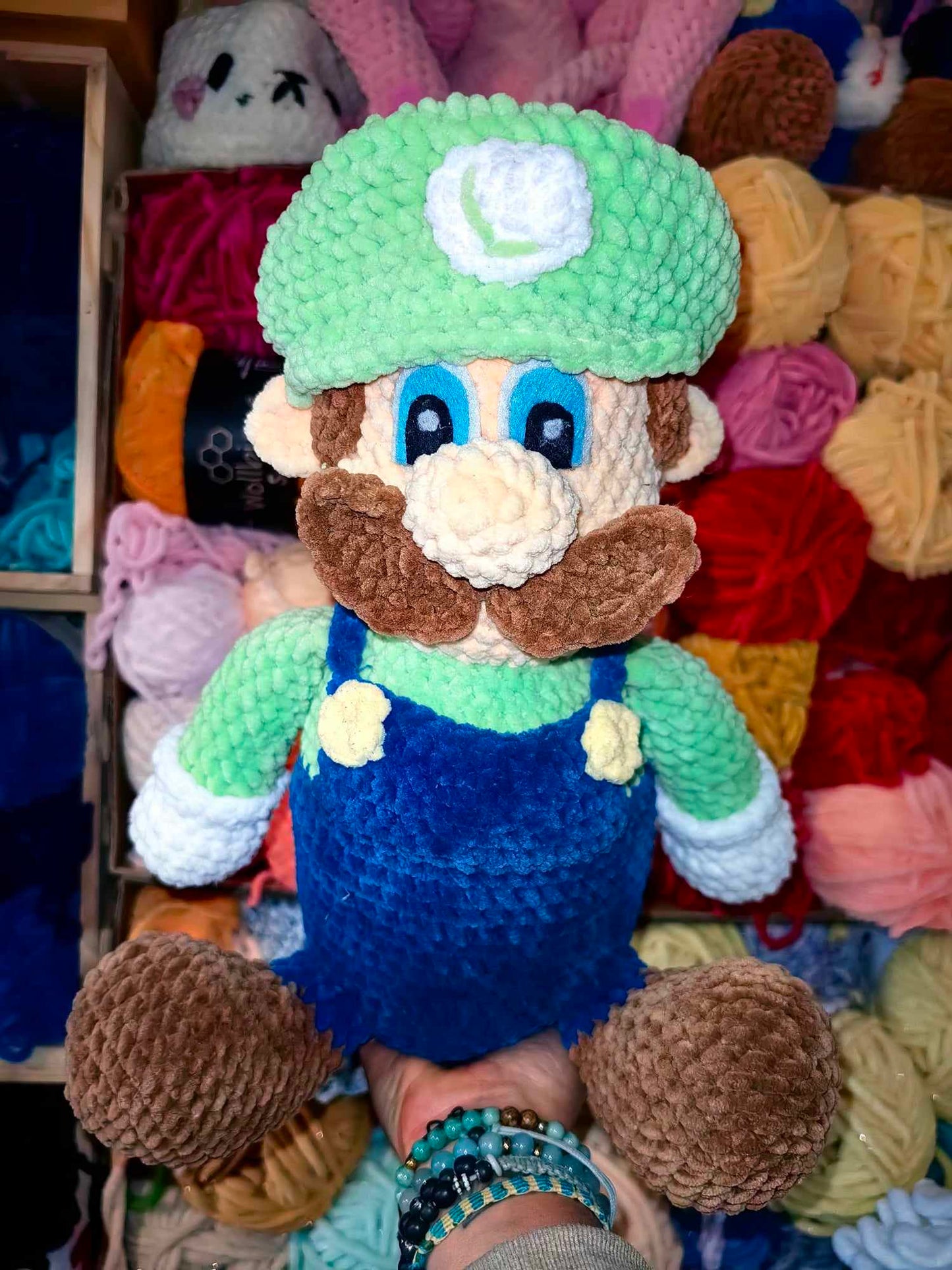 Luigi au crochet – Le frère héros tout mignon ! 💚🍄