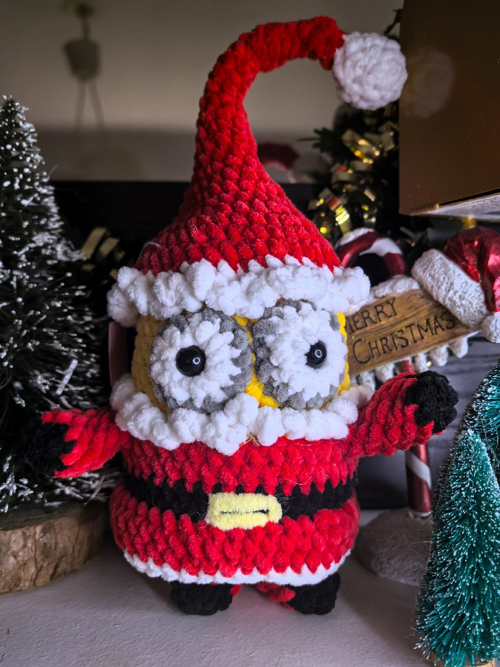 đ Minion PĂšre NoĂ«l âBobâ Ă Deux Yeux au Crochet â Rigolo et Festif !