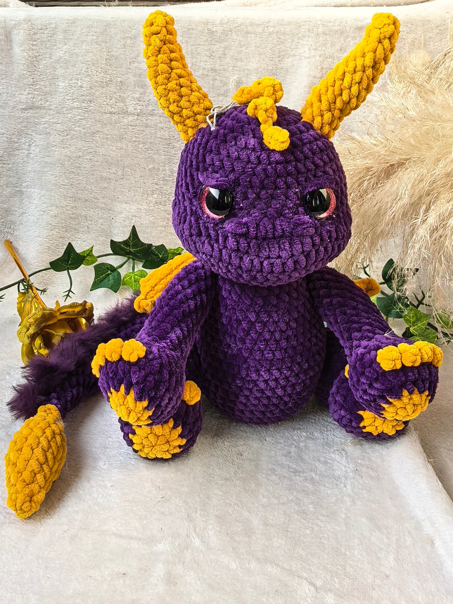 Spyro fait main 🧶💜 : niveau mignonnerie max