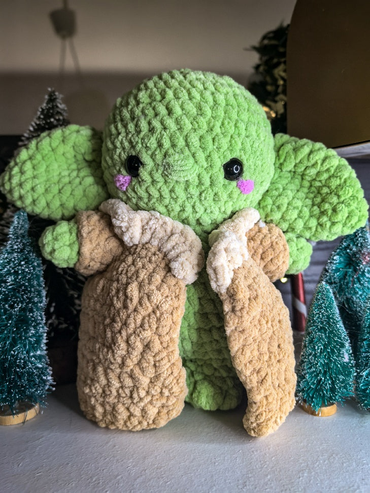 ✨ Peluche Grogu au crochet – fait main ✨