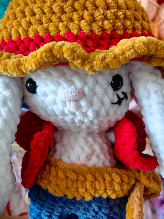 Luffy Bunny – Petit pirate, maxi mignonnerie ! 🧢💖