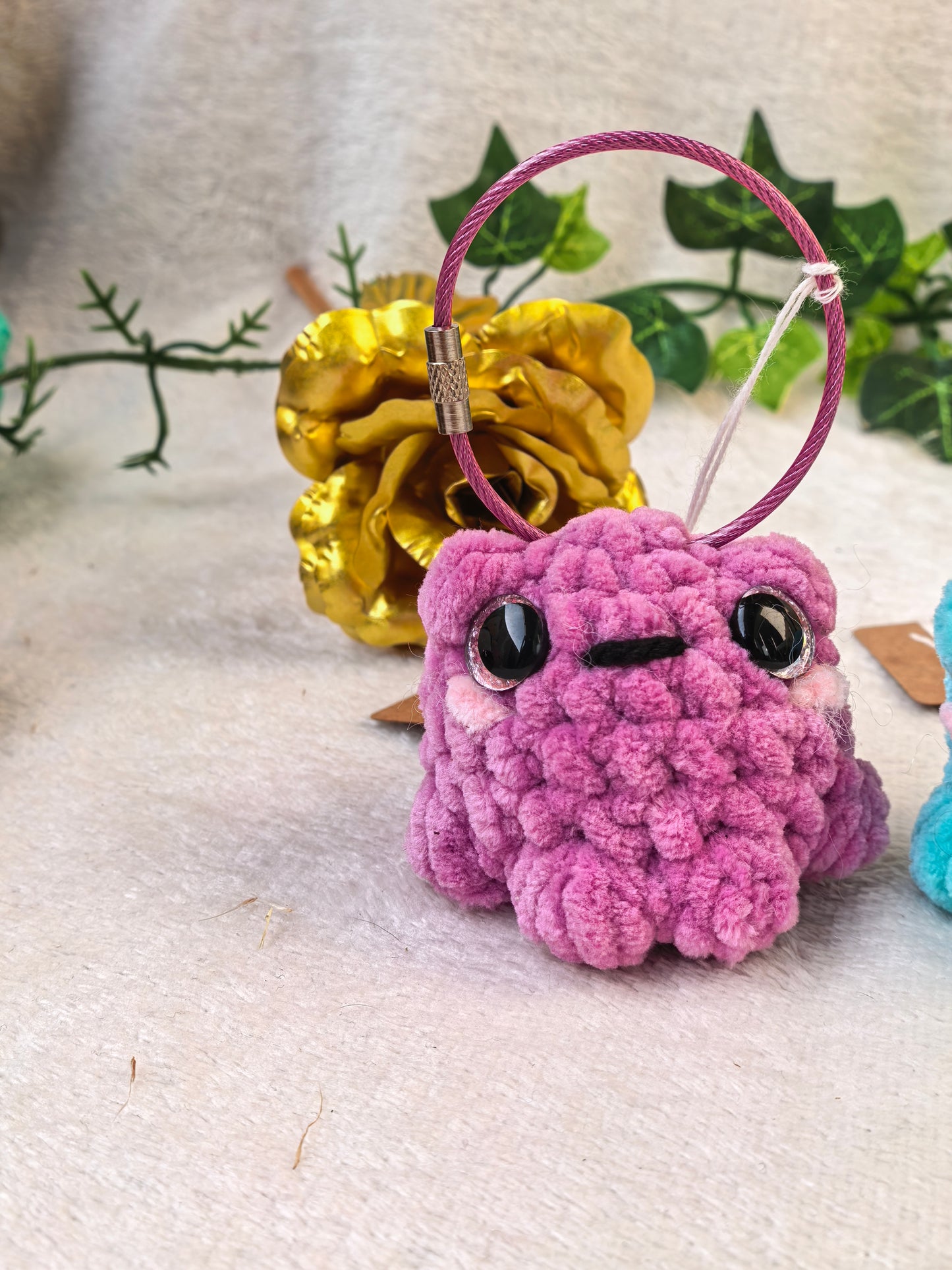 Grenouille Trop Mignonne 🐸💚 – Porte-clés Kawaii