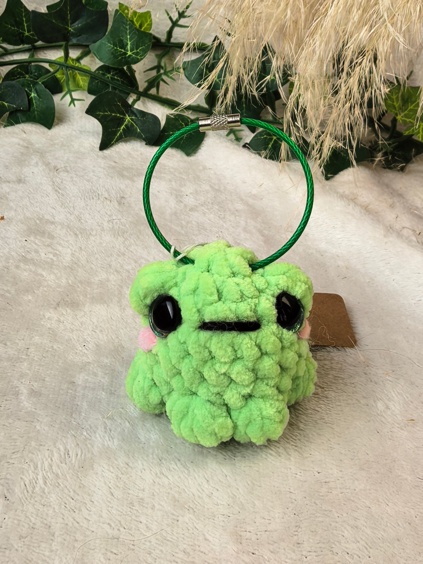 Grenouille Trop Mignonne 🐸💚 – Porte-clés Kawaii