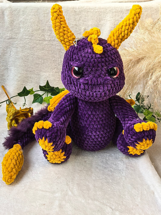 Spyro fait main 🧶💜 : niveau mignonnerie max