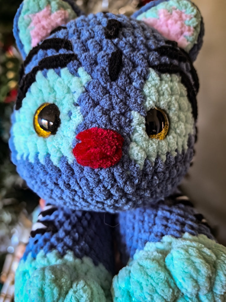 🐯 Bluey – Peluche tigre au crochet (fait main) 🐯